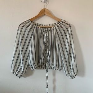 Striped Crop Top